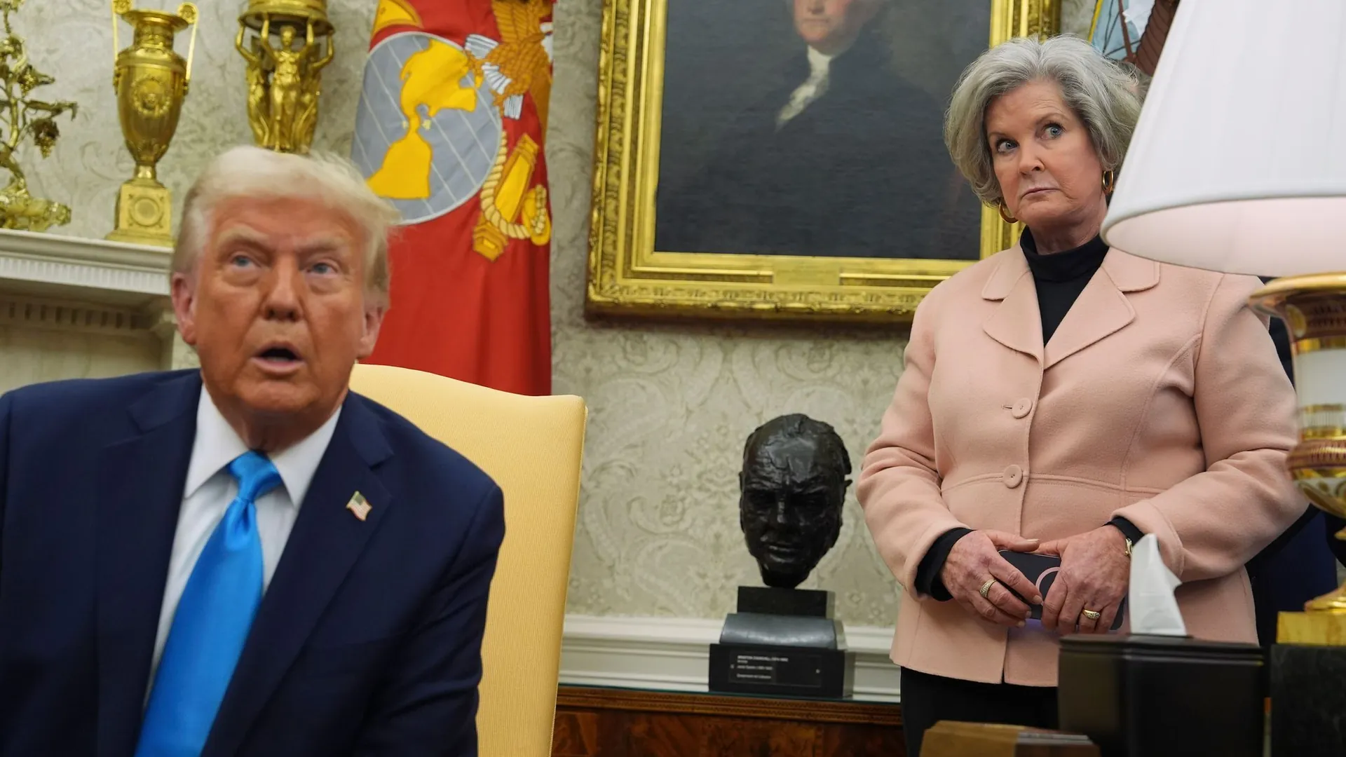 Trump and Wiles in Washington