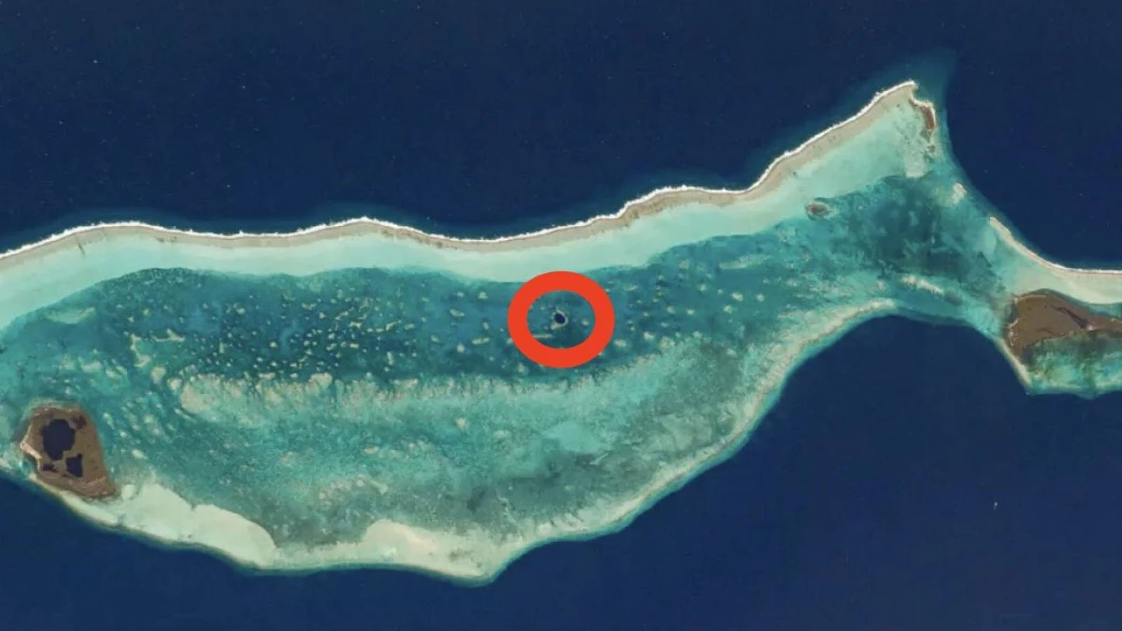 NASA: It's like a giant whale with a blue hole in the middle!