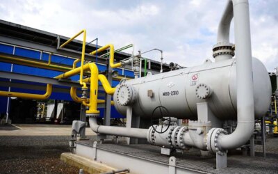 European gas prices fell sharply after the ceasefire