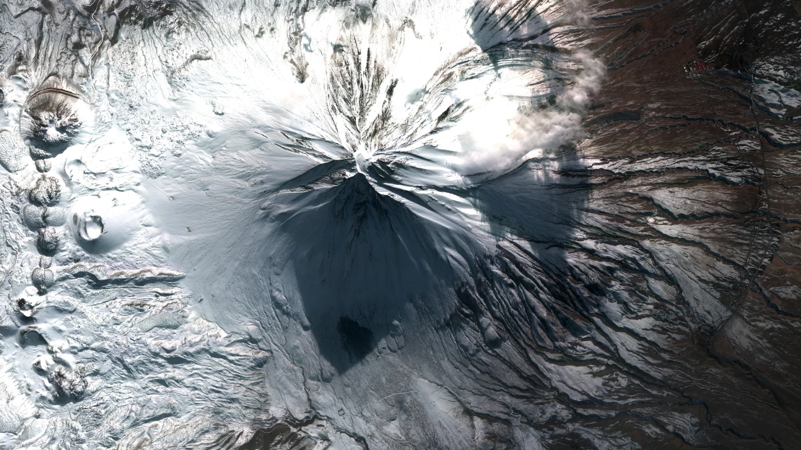 MSB shared the photo of Mount Ararat taken with Göktürk-2B