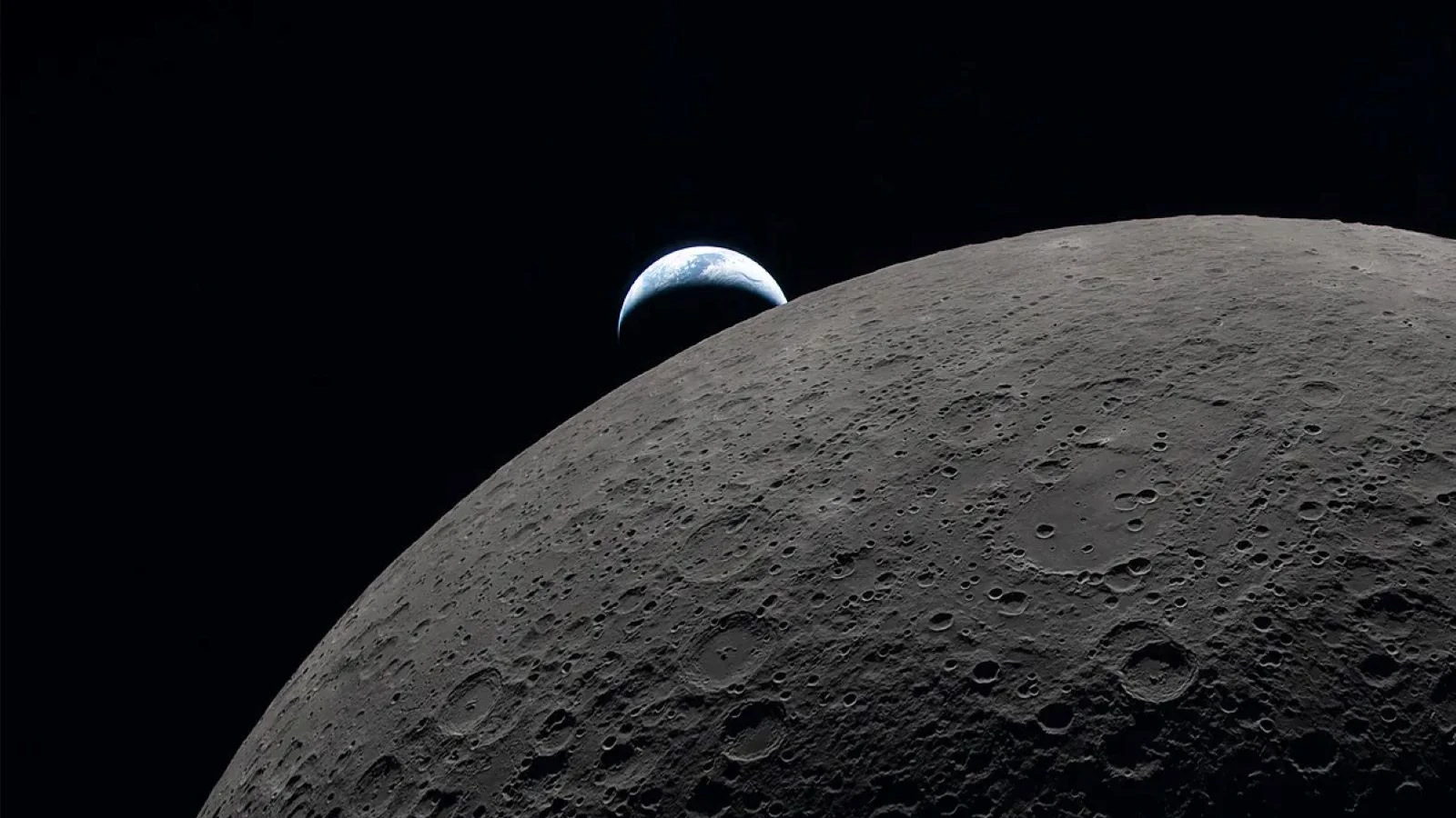 "We came to discover the Moon, we discovered the Earth"