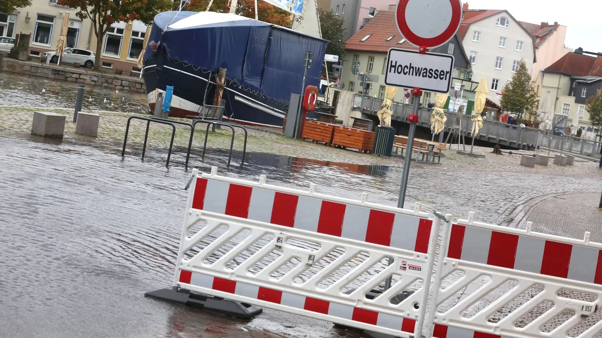 Im Oktober 2023 sorgte Sturmtief Viktor für schwere Schäden an der deutschen Ostseeküste.