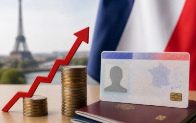 Huge increase in national visa and residence applications from France!