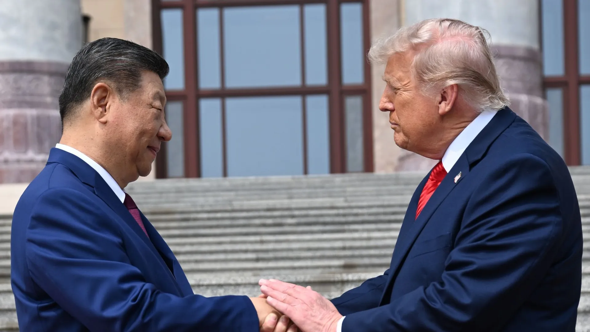 Xi Jinping and Donald Trump: The US President is currently on a state visit to China.