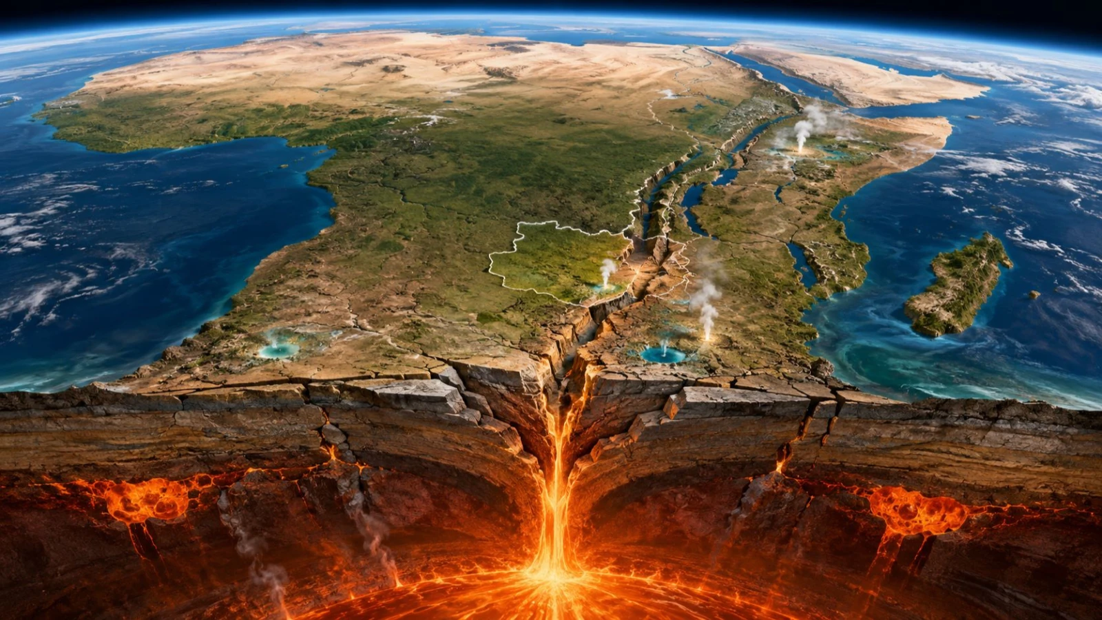 Scientists discovered: The huge continent will split in half!