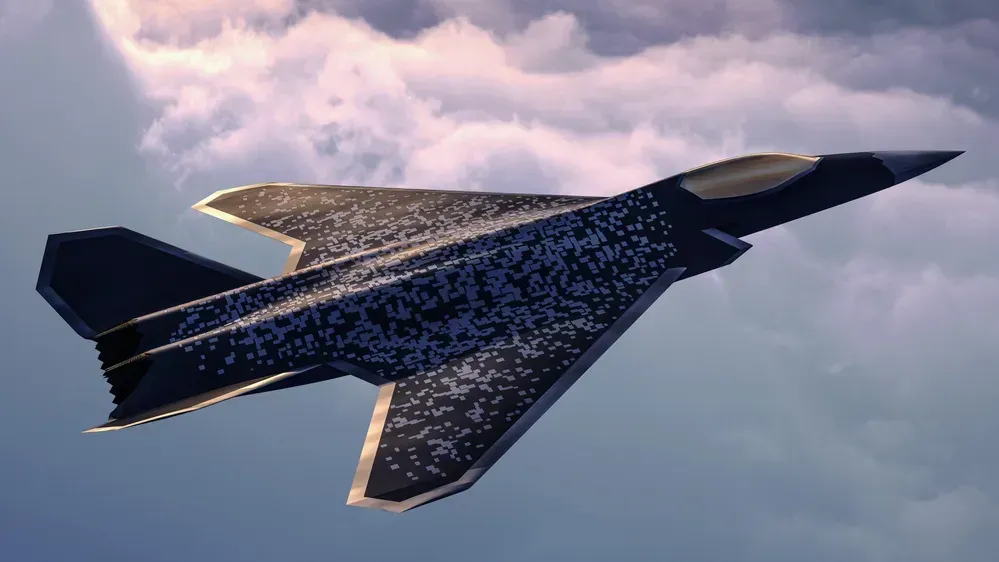 FCAS: The fighter jet only existed as an animation. FCAS: The fighter jet only existed as an animation.