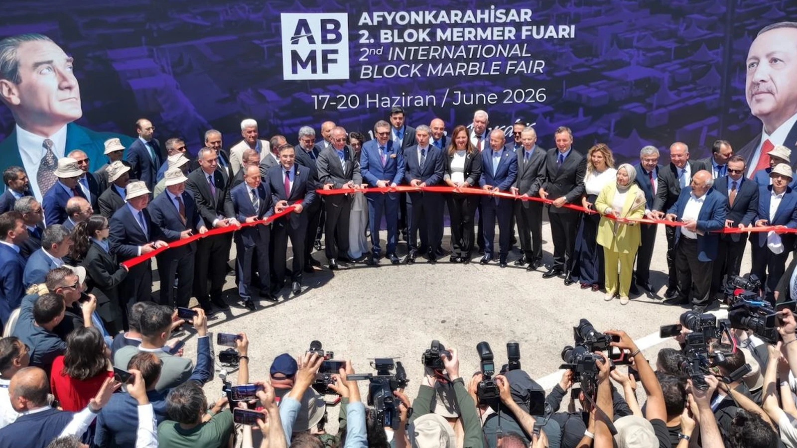 Huge participation from 38 countries! Turkish marble opened to the world from Afyonkarahisar