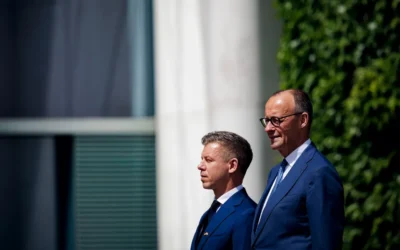 Hungary’s new Prime Minister Péter Magyar meets Chancellor Merz