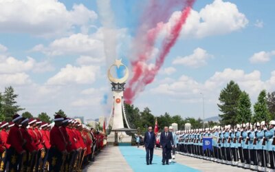 Erdogan stages Trump’s participation in the NATO summit with pomp