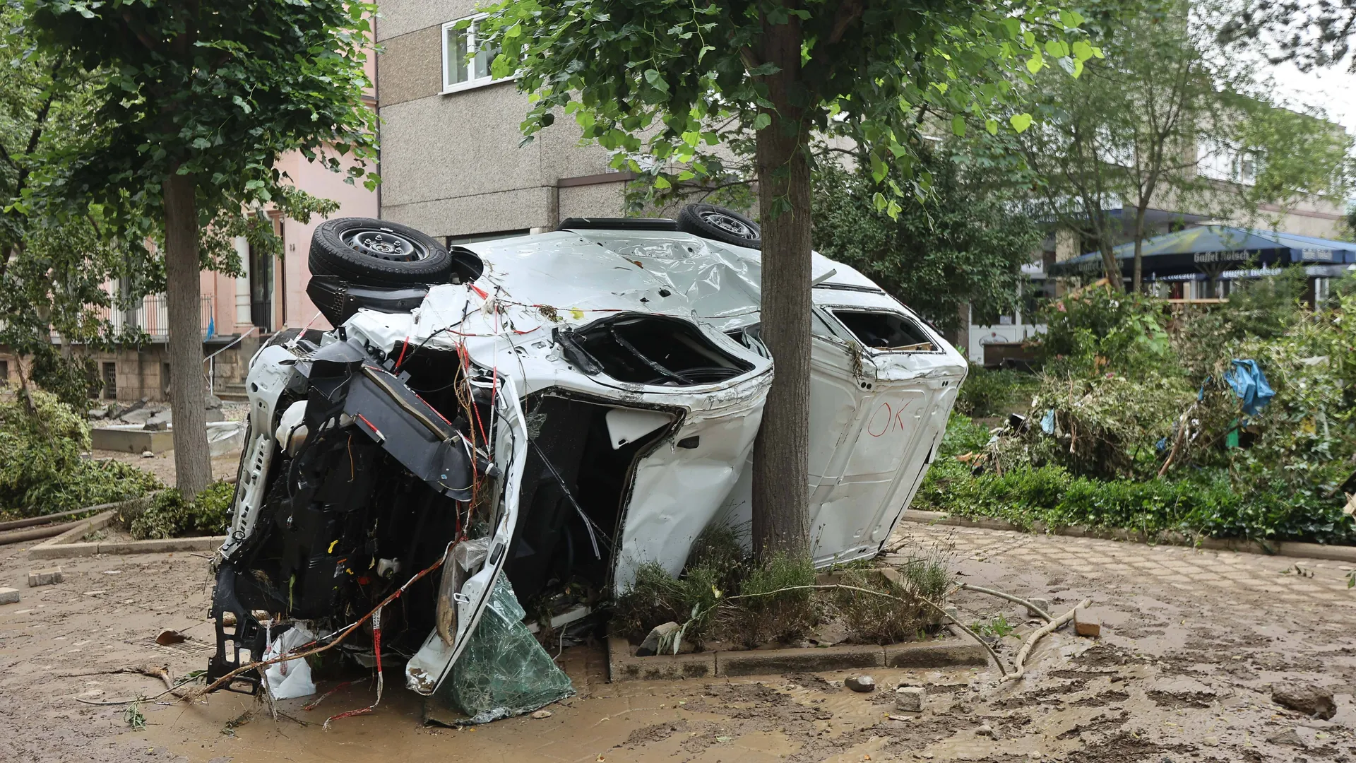 The flood in July 2021 caused damage to house and car owners alone amounting to 14 billion euros. The flood in July 2021 caused damage to house and car owners alone amounting to 14 billion euros.
