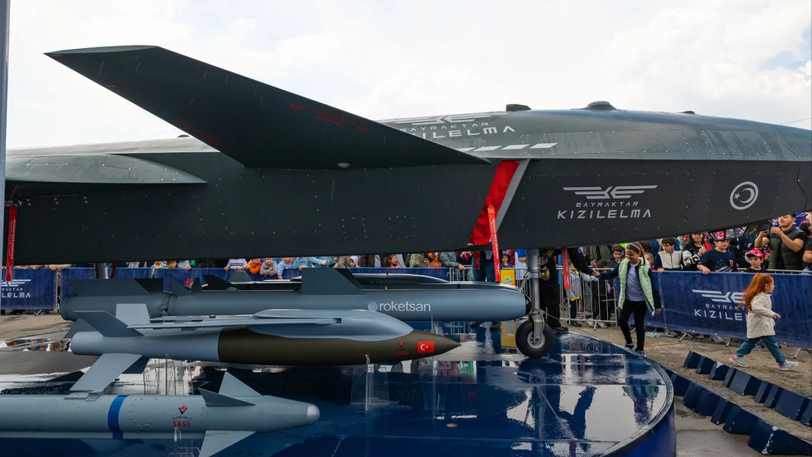 It achieved a first: It launched an internal missile from its body.