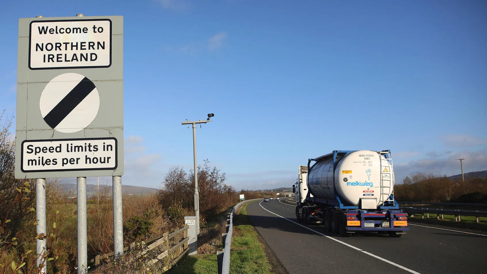 The border between Northern Ireland and the Republic of Ireland: The Brexit dispute is about to escalate.