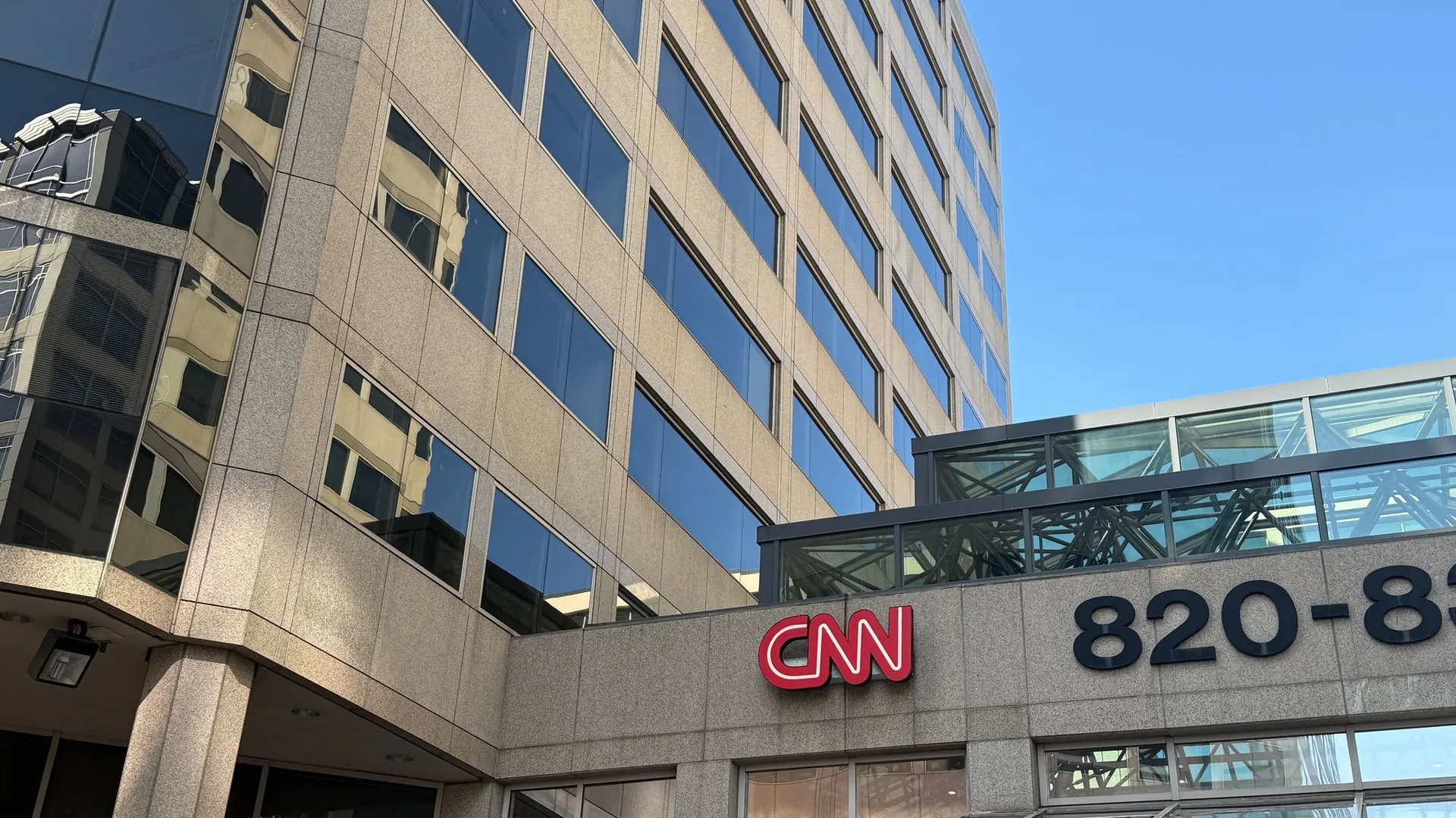 Capital office of the US TV channel CNN