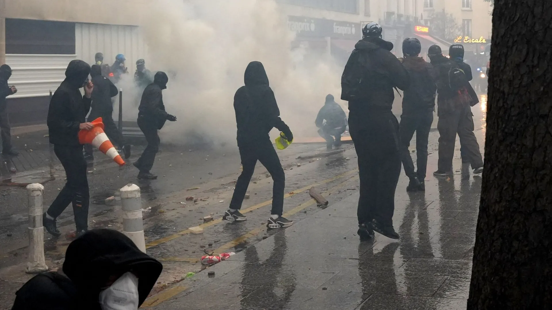 Protests in Paris Protests in Paris