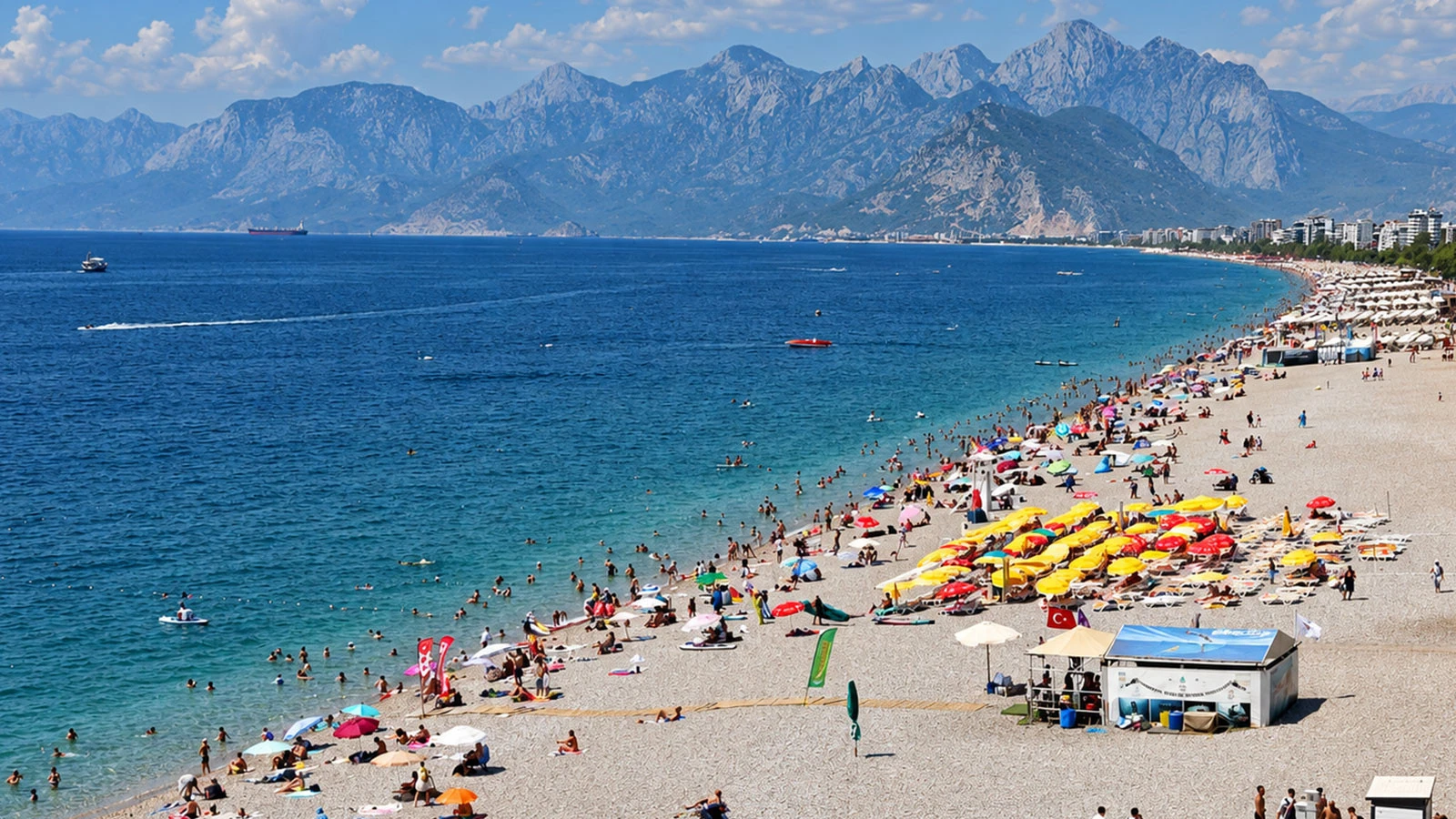 Escape from the heat has begun in Antalya!